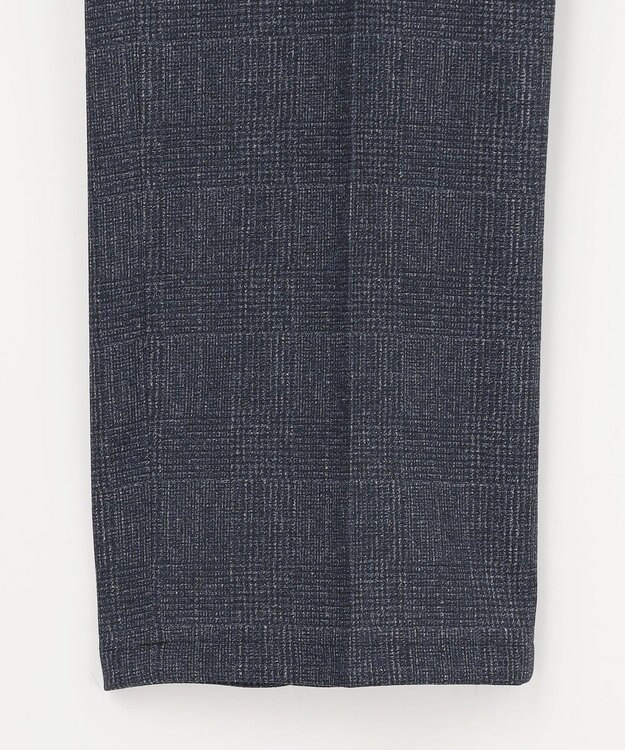 JOSEPH ABBOUD 【ウエストも伸びる!/清涼/軽量/ストレッチ】クールピケストレッチ パンツ ネイビー系3