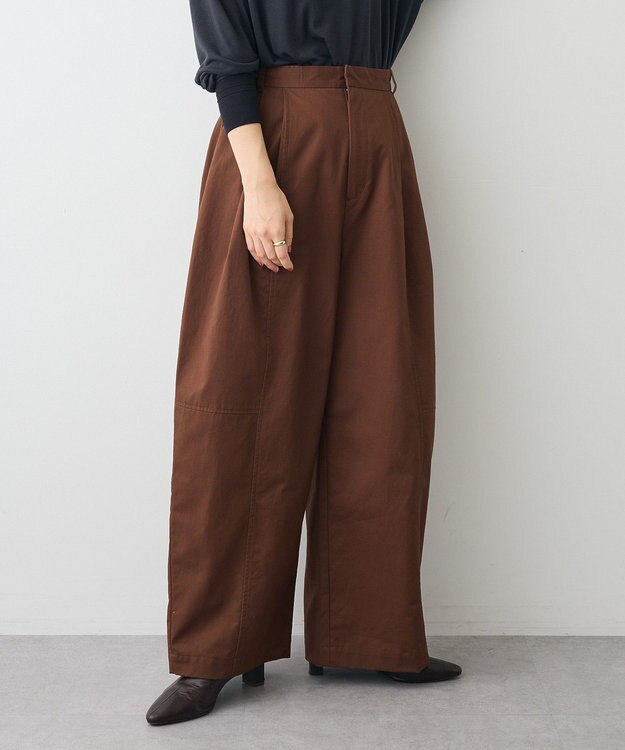 CRAFT STANDARD BOUTIQUE ワイドカーブチノパンツ Brown