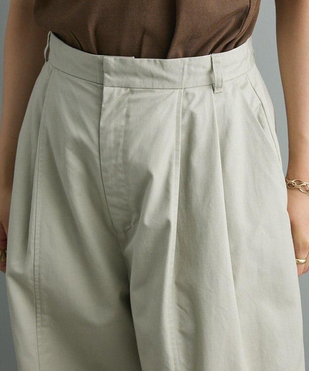 CRAFT STANDARD BOUTIQUE ワイドカーブチノパンツ Light Gray