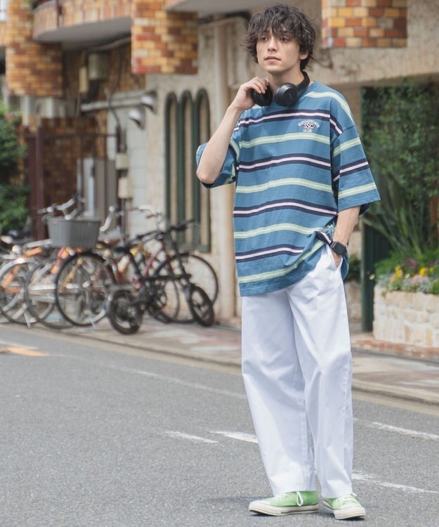 WEGO 【ユニセックス着用ITEM/ウエストゴム/手洗い可】シェフパンツ ホワイト