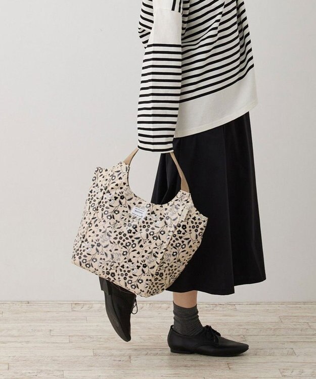 ROOTOTE 1292【肩掛け】EU.ラウンド.ラミネート-K 01：ハナゾノ