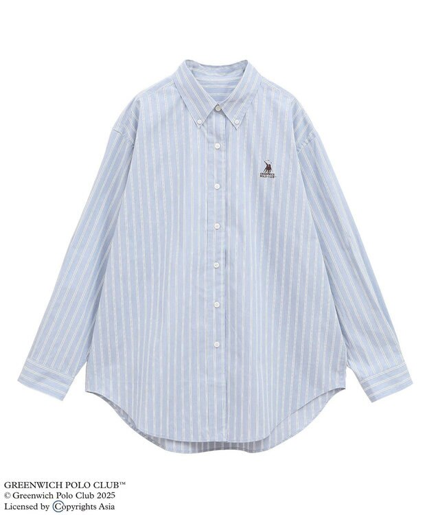 Green Parks ＧＲＥＥＮＷＩＣＨ　ＰＯＬＯ　ＣＬＵＢ　ＢＩＧシャツ Sax