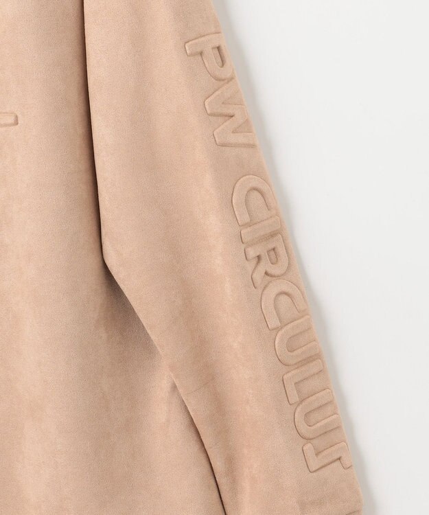 PW CIRCULUS 【MEN】スエード調 デタッチャブルフーディ ベージュ系