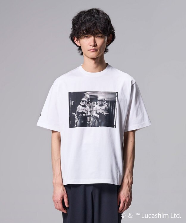 JOSEPH HOMME 【WEB限定】【スター・ウォーズ 】 JOSEPH HOMME スター・ウォーズ / リラックスフォルム クルーネックプリントTシャツ ホワイト系2