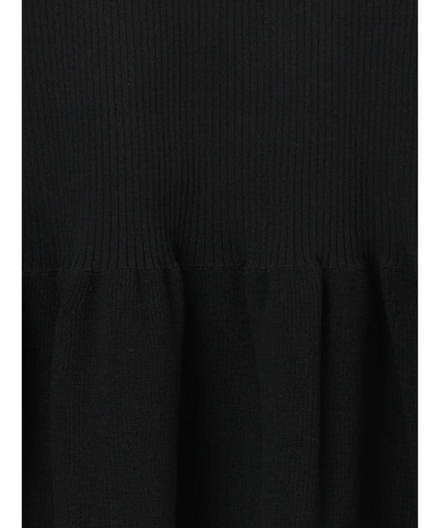 Te chichi 前後2WAYペプラムカーディガン ブラック