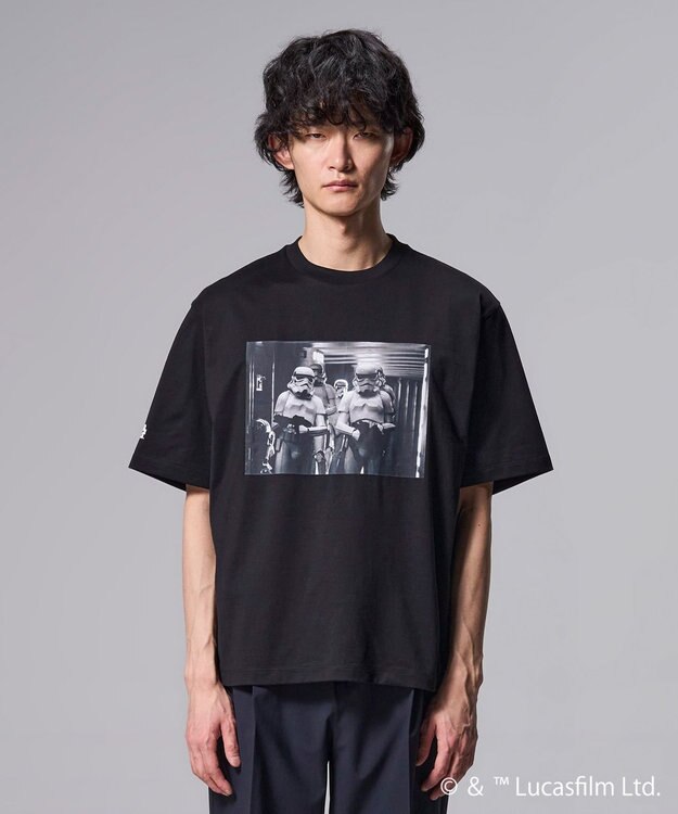 JOSEPH HOMME 【WEB限定】【スター・ウォーズ 】 JOSEPH HOMME スター・ウォーズ / リラックスフォルム クルーネックプリントTシャツ ブラック系2