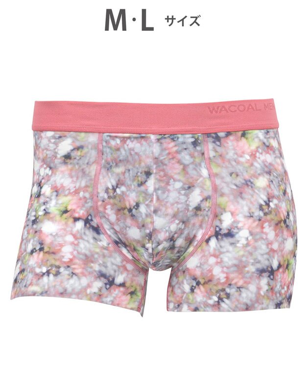 WACOAL MEN WACOAL MEN ボクサーパンツ 【気持ちいいパンツ】 動いてもズレにくい フロントの安定性・快適性 フリーなカッティング（裾部分） なめらかな肌ざわり 前閉じ 下着 WT3429 /ワコールメン ピンク