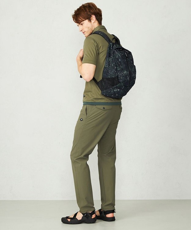 JOSEPH ABBOUD MOUNTAIN 【UNISEX】リップストップ２wayストレッチ パンツ カーキ系