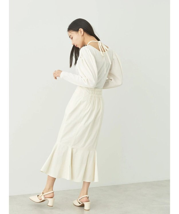 earth music&ecology ホルターネックインナー Ivory