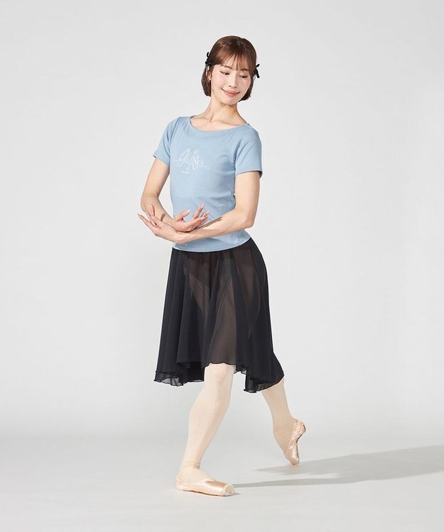 Chacott Ｔシャツ サックスブルー