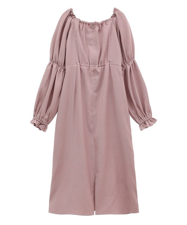 Maison de FLEUR 愛され上手なリボンワンピース Pink