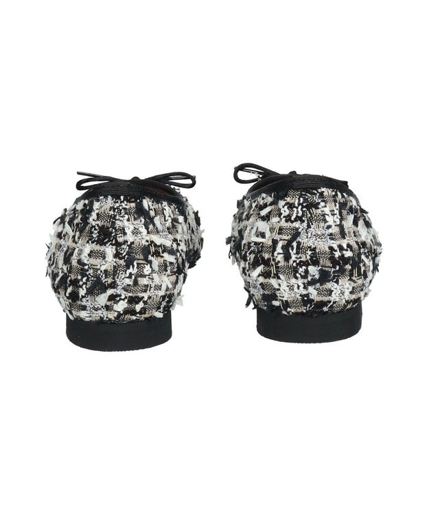 Bridget Birkin 【Bridget Birkin】ラメツイードバレエシューズ ブラックコンビ