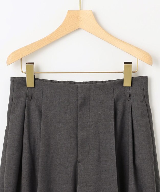 組曲 【加藤ローサさん着用】ハンサムツイルカーヴィーパンツ チャコールグレー系