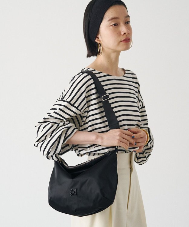 russet クラウズナイロン2WAYショルダーバッグ(CE-1621) Black