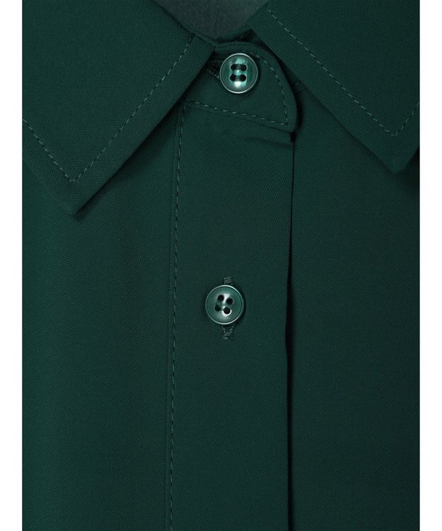 Green Parks ＳＥＴ２点　合皮ベルト＋ミディシャツワンピース Green