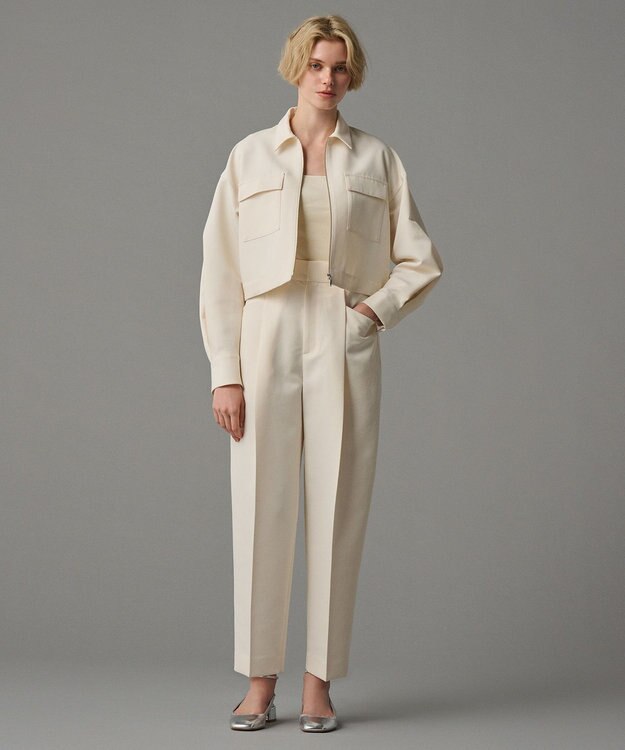 uncrave 【吸水速乾・洗濯機洗い可】エコ ドライ チノ ブルゾン（uncrave STANDARD） エクリュ