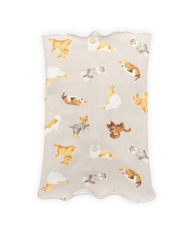 PET PARADISE ペットパラダイス makokoro ペティヒート 腹巻 《犬柄》 中型犬 大型犬 グレイッシュベージュ