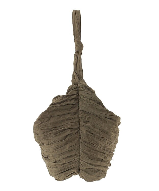 Green Parks ・ＱＵＯＮ　ワイドプリーツショルダーバッグ Khaki