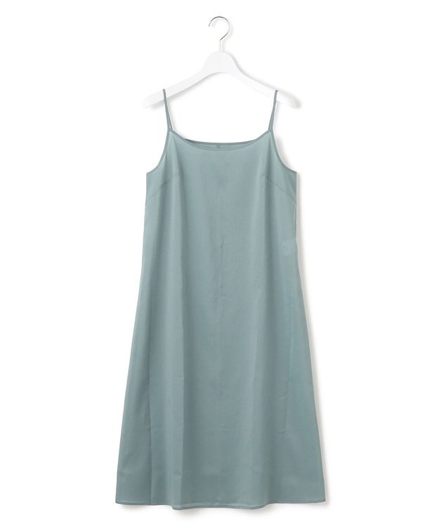 23区 L 【接触冷感/速乾性/洗える】エアリーブライトローン ワンピース セージグリーン系