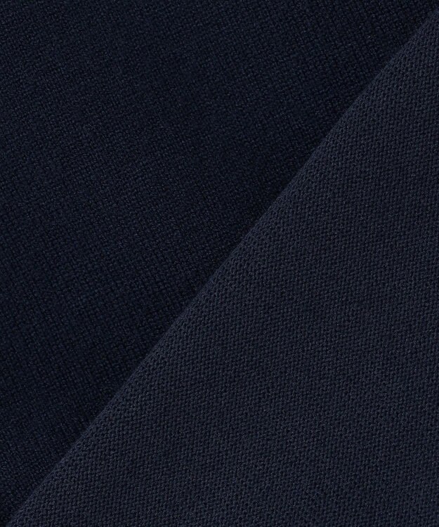 ANY SIS S レース襟 ニット ネイビー