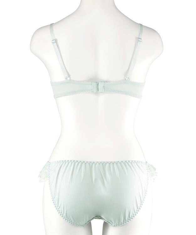 San-ai Resort（三愛水着楽園） レーシーバイカラーノンワイヤーブラセット 【northerly】 ミント