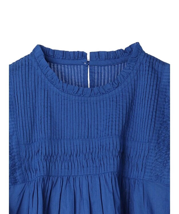 Green Parks Ｉ　フリルノースリーブブラウス Blue