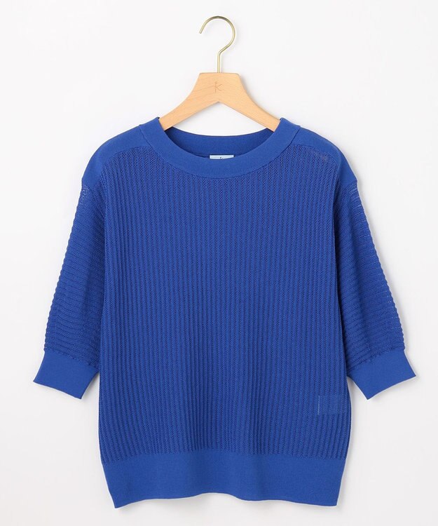 組曲 【先行予約】レーシーニット プルオーバー ブルー系