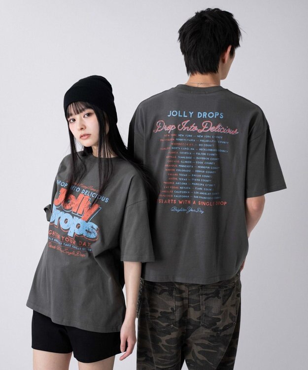WEGO 【ユニセックス着用ITEM/SMLサイズ展開】アソートグラフィックBIG　T2（SS） 柄2