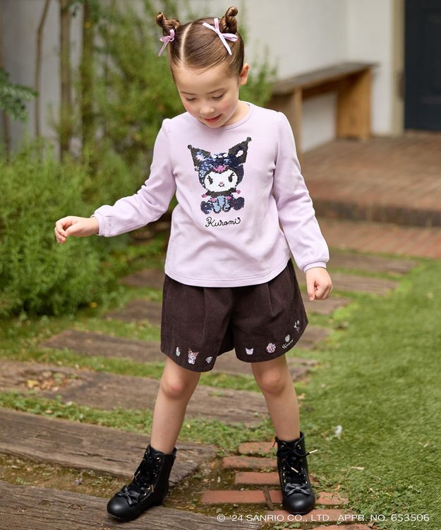 ANY KIDS 【any FAM×サンリオキャラクターズ】コーデュロイキュロット チョコレート×クロミ