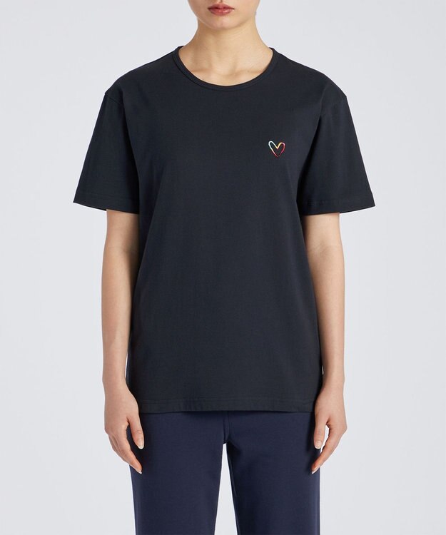 Paul Smith スワールハート 半袖Tシャツ ネイビー