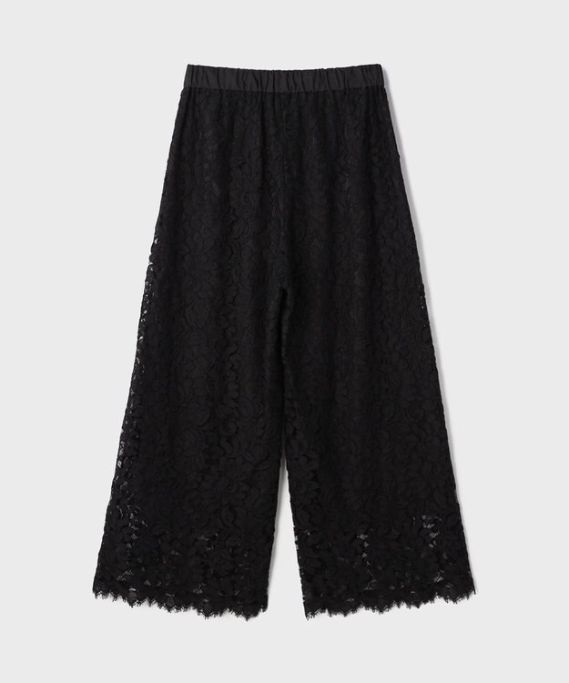 GRACE CONTINENTAL レースイージーパンツ ブラック