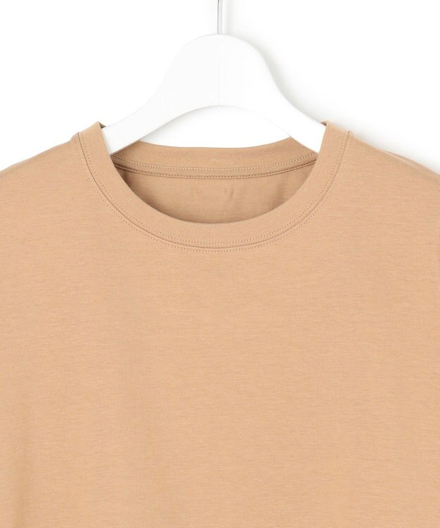 23区 S 【GLOW6月号掲載/洗える】スビンギザコットン クロップド Tシャツ キャメル系