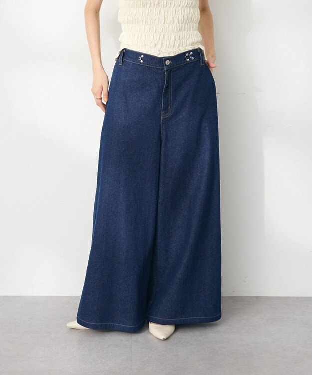 CRAFT STANDARD BOUTIQUE デニムタックパンツ Dark Indigo