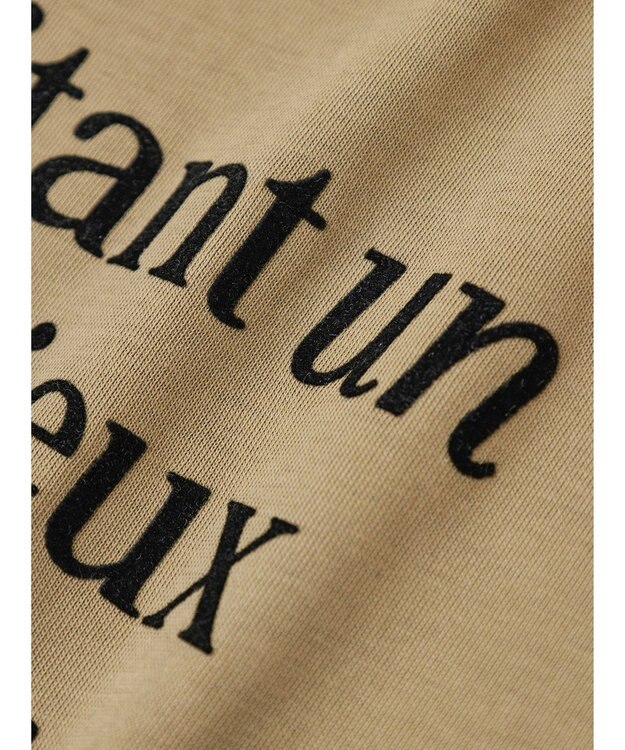 Green Parks ５分袖フロッキーロゴプリントＴＥＥ Khaki