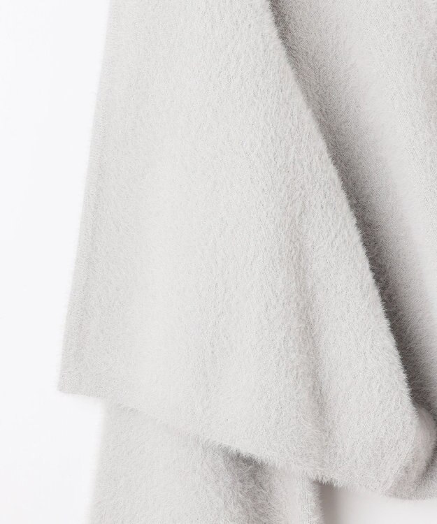 ANY SIS S 【洗える】フェザーボレロ カーディガン ライトグレー