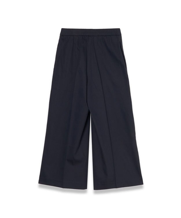 JOSEPH ライトギャバジンストレッチ　ワイドトラウザーズ Navy