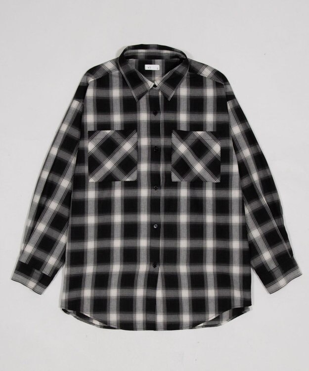 WEGO 2WAYオフショルシャツ ブラック