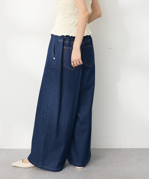 CRAFT STANDARD BOUTIQUE デニムタックパンツ Dark Indigo