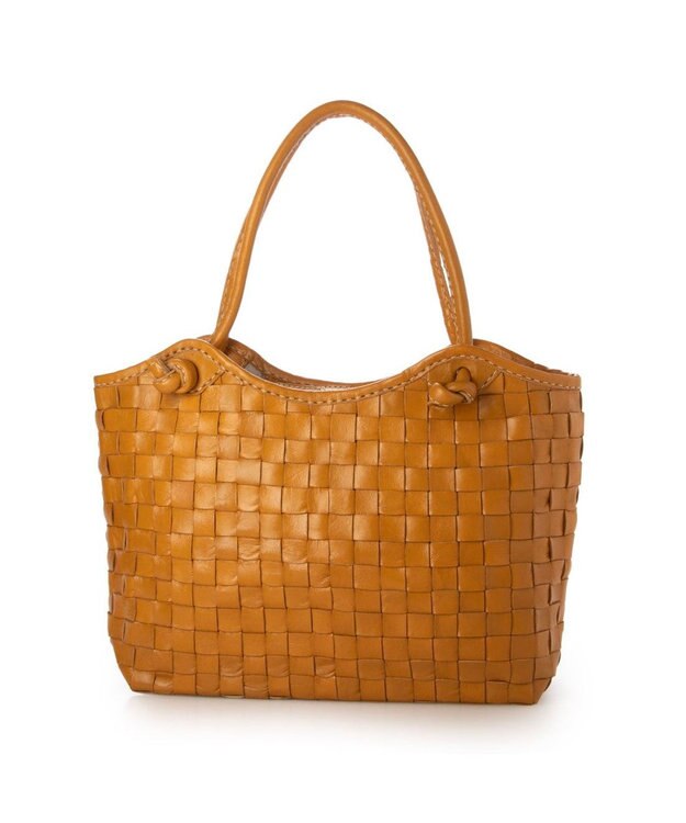 UNBILLION ピークスピーク PEAKS PEAK / 牛革レザーメッシュトートL キャメル