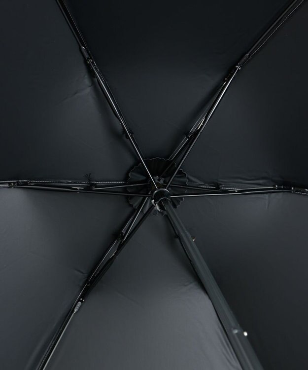 AURORA 【 NINA RICCI（ニナリッチ）】アップリケ刺しゅう/パイピング晴雨兼用傘（折りたたみ傘） ペールパープル