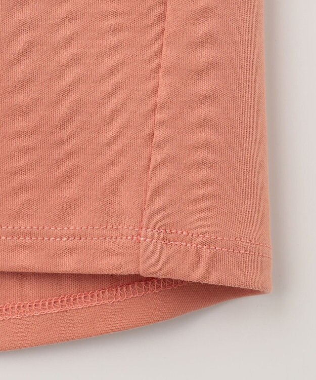 J.PRESS LADIES 【WEB限定カラーあり・接触冷感・UVケア】コンパクトコットンスムース タックスリーブ カットソー ピンク系