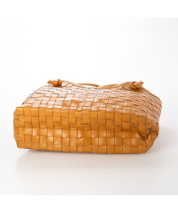 UNBILLION ピークスピーク PEAKS PEAK / 牛革レザーメッシュトートL キャメル