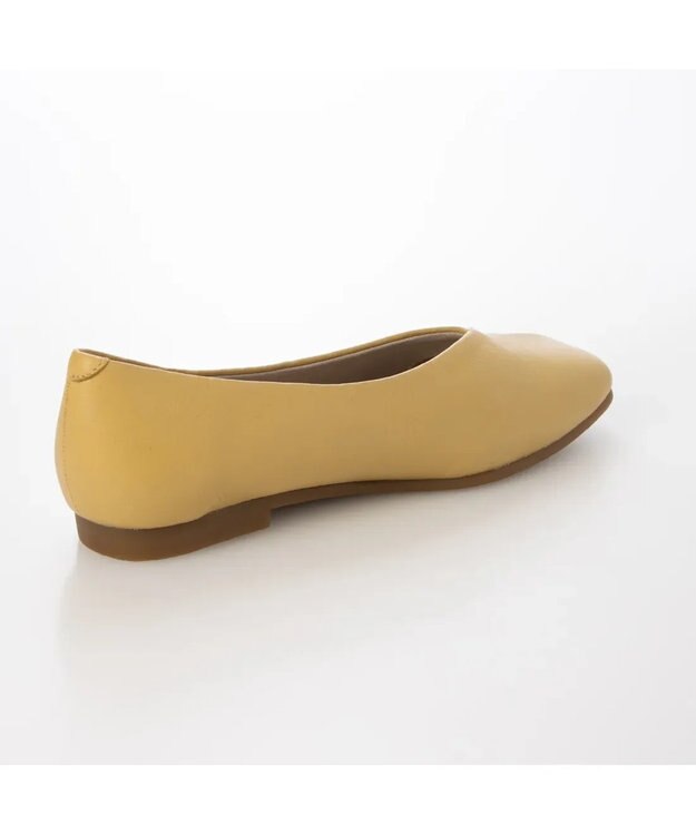 ing <ing>【WEB限定】スクエアトゥフラットシューズ イエロー