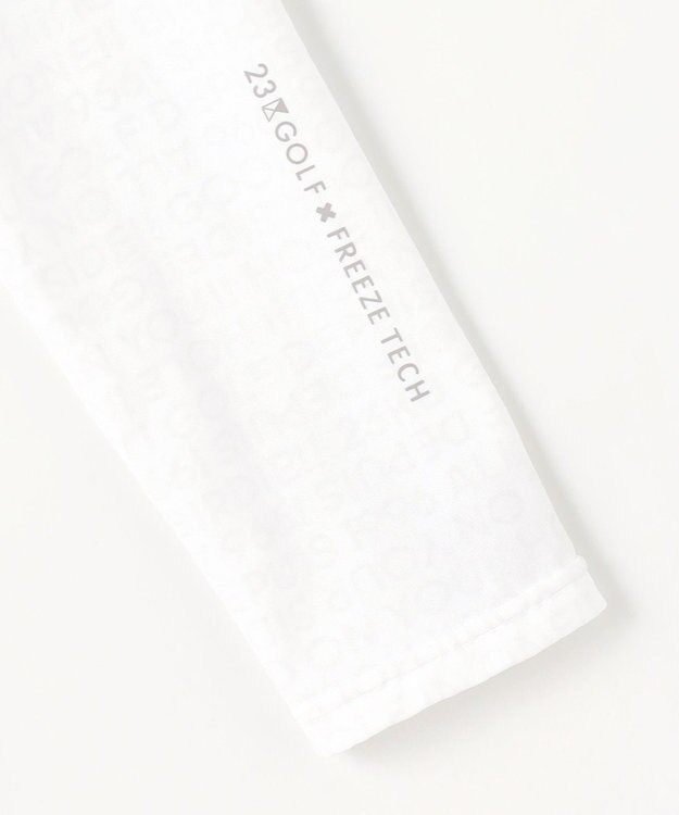 23区GOLF 【WOMEN】氷撃シリーズ【接触冷感/防臭/UVケア/吸水速乾】クルーネック インナー ホワイト系
