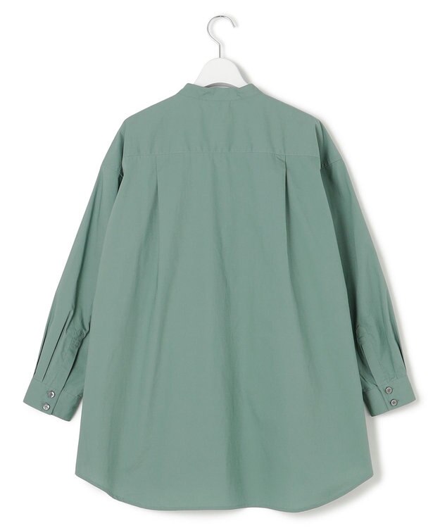 J.PRESS YORK STREET 【WOMEN】ワンウォッシュタイプライターブラウス グリーン系