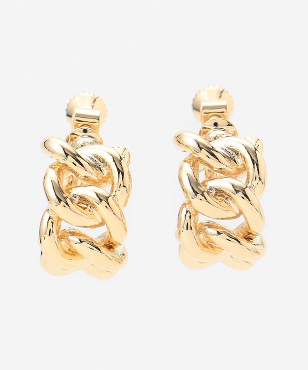 組曲 チェーンイヤリング ゴールド系