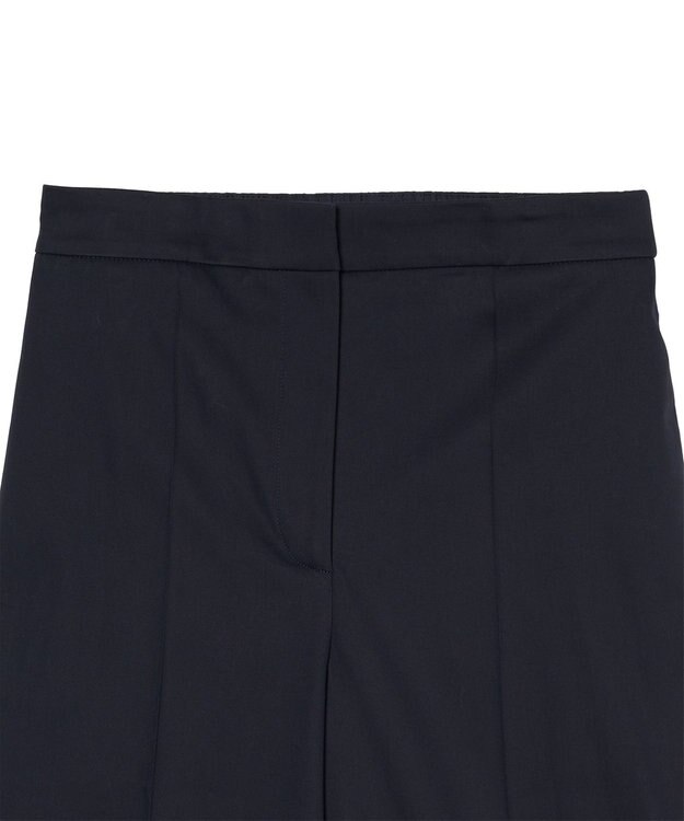 JOSEPH ライトギャバジンストレッチ　ワイドトラウザーズ Navy