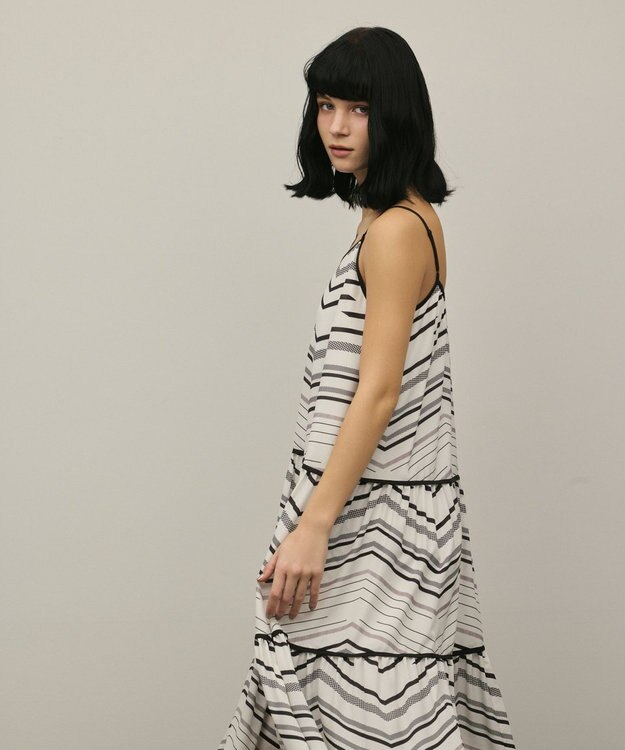 GRACE CONTINENTAL キカプリントキャミワンピース キナリ