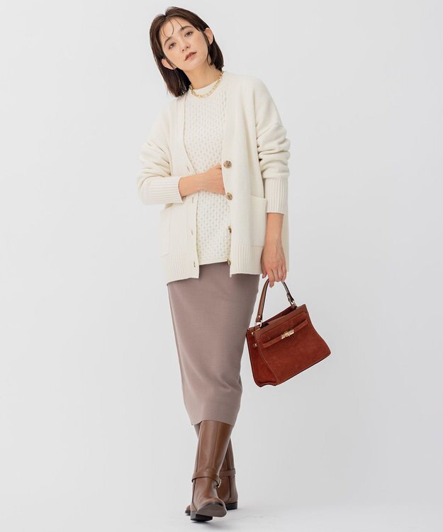 23区 【CLASSY.12月号掲載】RAFFINATA ショルダー バッグ ブラウン系