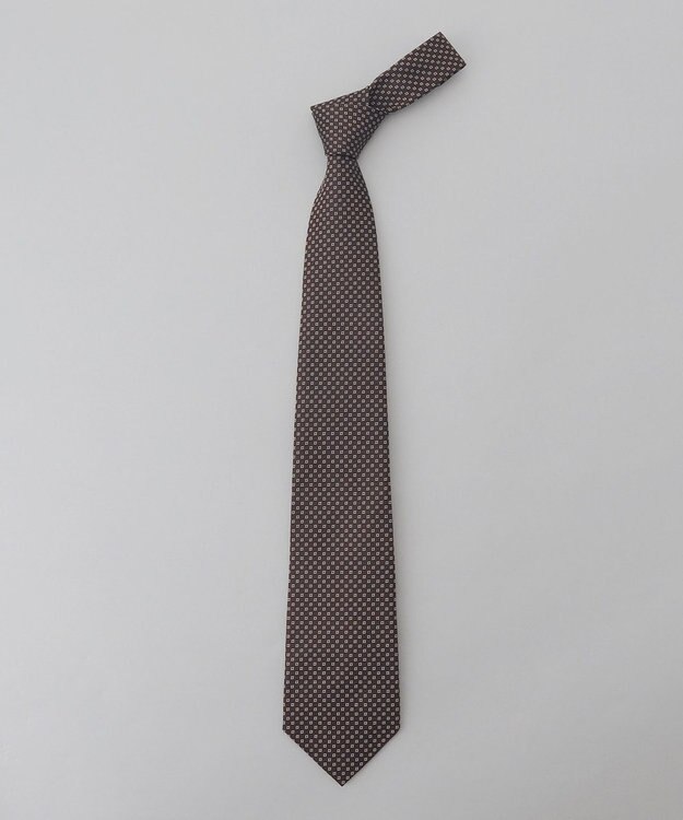 GOTAIRIKU GOTAIRIKU別注【日本製】シルク ネクタイ_小紋柄 ダークブラウン系8
